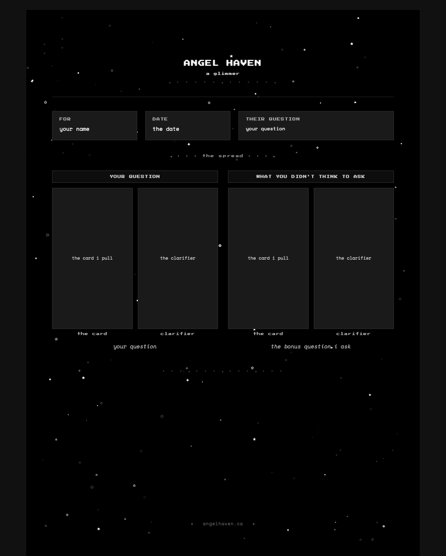 page 1 of sample a glimmer reading