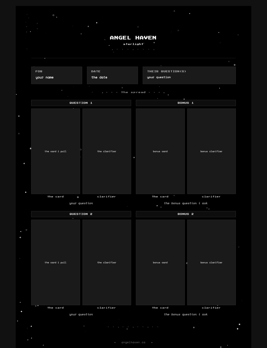 page 1 of sample starlight reading