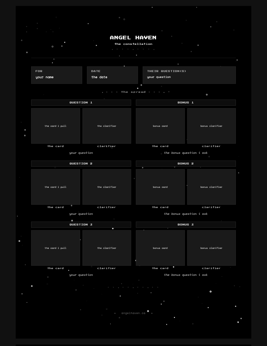 page 1 of sample the constellation reading